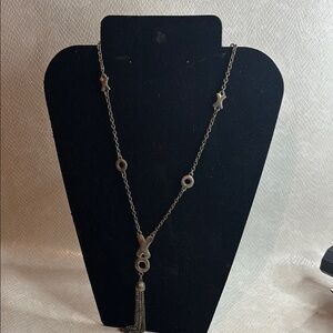 Elegant Silver Necklace with Star Accents
